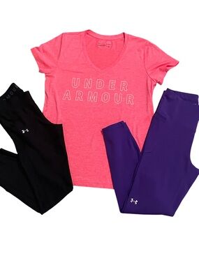CLOSET CLEAN OUT: Under Armour Bundle
- 2 Leggings (S/M) & Shirt (M)